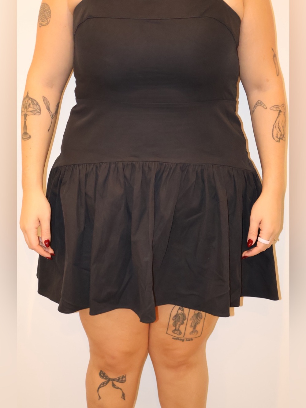 Abercrombie & Fitch Black Flared Circle Skirt